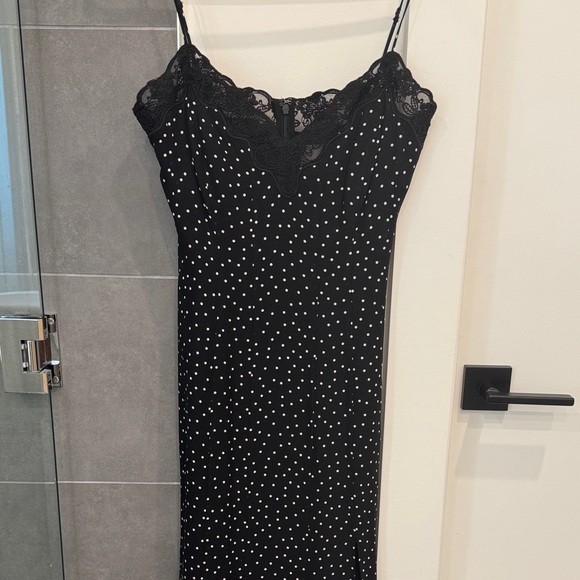 Reformation Black and White Midi Dress NWT - Picture 4 of 5